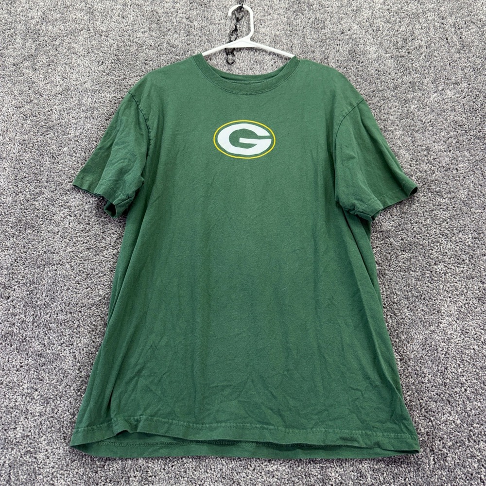 Reebok Green Bay Packers Mens XL Green Clay Matthews 52 T Shirt